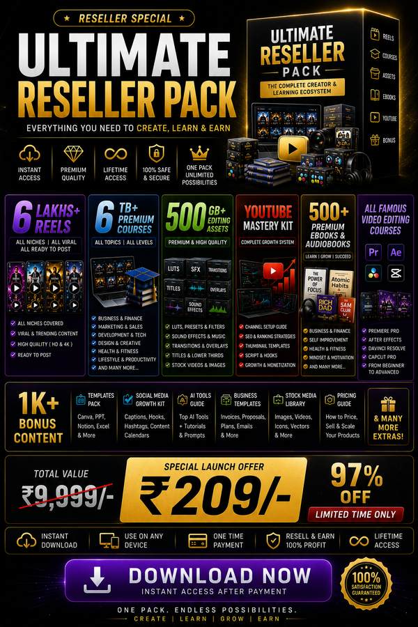 THE ULTIMATE RESELLER PACK